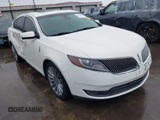 2013 Lincoln MKS with VIN 1LNHL9DK4DG605058, listed as a IAAI auction lot 41068489 with 101,801 mi miles. Bid and sale history available at carsss.com. Image 1.