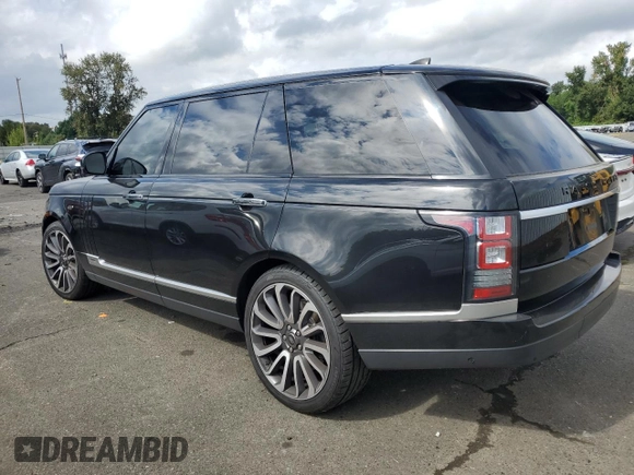 2017 Land Rover Range Rover with VIN SALGV5FE0HA328694, listed as a Copart auction lot 71303274 with 85,303 mi miles and Salvage title. Bid and sale history available at DreamBid. Image 2.