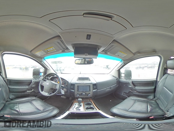 2009 Nissan Titan LE with VIN 1N6BA07D29N307293, listed as a Copart auction lot 42813355 with 259,046 mi miles and Salvage Title. Bid and sale history available at carsss.com. Image 13.