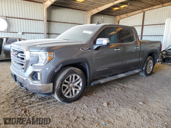 2021 GMC Sierra 1500 SLT with VIN 3GTP8DED1MG232165, listed as a Copart auction lot 76678214 with 112,274 mi miles and Clean title. Bid and sale history available at DreamBid. Image 1.