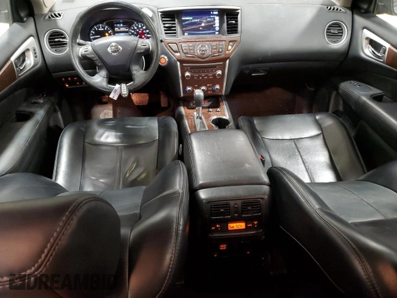 2018 Nissan Pathfinder Platinum with VIN 5N1DR2MM9JC654801, listed as a Copart auction lot 48439965 with 95,823 mi miles and Clean title. Bid and sale history available at DreamBid. Image 8.