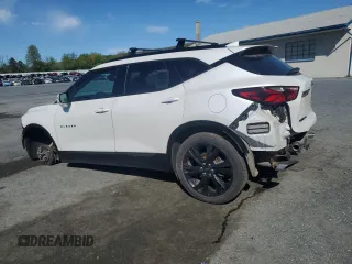 2021 Chevrolet Blazer RS with VIN 3GNKBKRS7MS544729, listed as a Copart auction lot 54653755 with 61,938 mi miles and Salvage title. Bid and sale history available at DreamBid. Image 2.