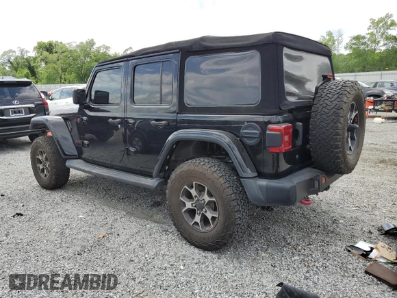 2018 Jeep Wrangler Unlimited Rubicon with VIN 1C4HJXFG8JW232955, listed as a Copart auction lot 49898225 with 22,717 mi miles and Salvage title. Bid and sale history available at DreamBid. Image 2.