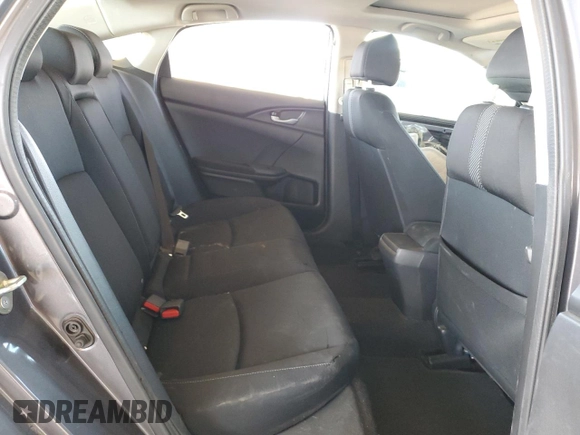 2017 Honda Civic Sedan EX-T with VIN 2HGFC1F34HH648975, listed as a Copart auction lot 47972315 with 169,999 mi miles and Salvage Title. Bid and sale history available at carsss.com. Image 10.