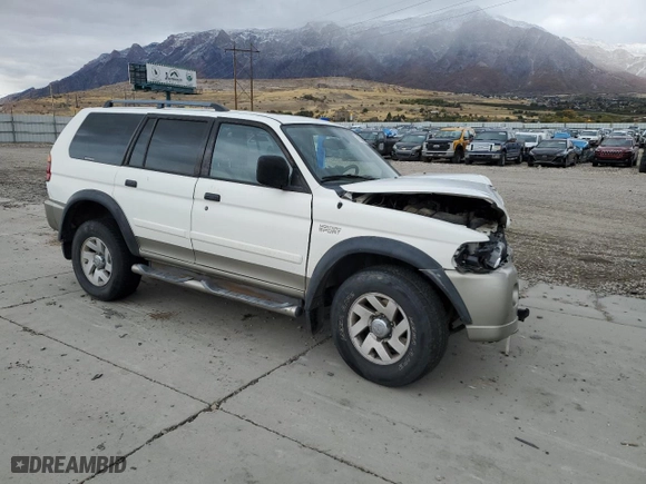 2002 Mitsubishi Montero Sport XLS with VIN JA4MT31R92J031200, listed as a Copart auction lot 78538634 with 203721 miles and Salvage Title. Bid and sale history available at carsss.com. Image 4.