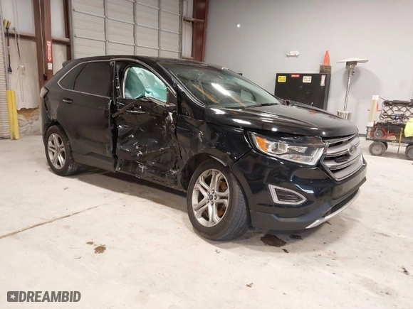 2018 Ford Edge Titanium with VIN 2FMPK4K97JBB74784, listed as a IAAI auction lot 41295201 with 124,998 mi miles. Bid and sale history available at carsss.com. Image 1.