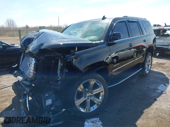 2017 GMC Yukon Denali with VIN 1GKS2CKJ0HR185365, listed as a IAAI auction lot 41856187 with 107,641 mi miles. Bid and sale history available at carsss.com. Image 16.