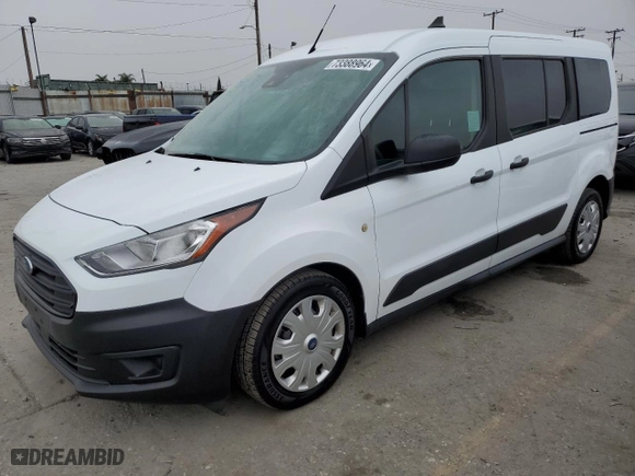 2019 Ford Transit Connect Wagon XL with VIN NM0GE9E24K1386513, listed as a Copart auction lot 73388964 with 38,761 mi miles and Salvage Title. Bid and sale history available at carsss.com. Image 1.