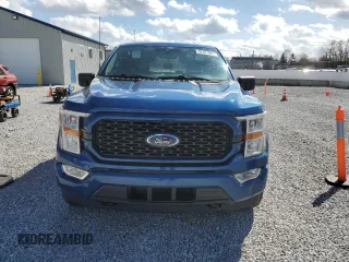 2022 Ford F-150 XL with VIN 1FTEX1EP3NKD19420, listed as a Copart auction lot 50161025 with 43,918 mi miles and Salvage title. Bid and sale history available at DreamBid. Image 5.