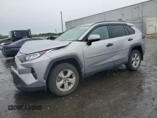 2021 Toyota RAV4 XLE with VIN 2T3P1RFV4MC161859, listed as a Copart auction lot 58490495 with 45,403 mi miles and Salvage title. Bid and sale history available at DreamBid. Image 1.