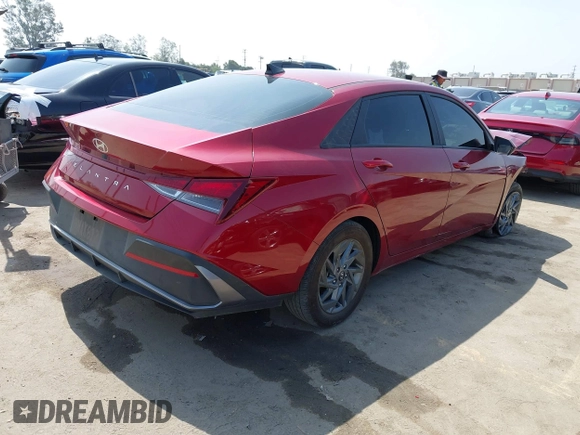 2024 Hyundai Elantra SEL with VIN KMHLM4DG8RU730160, listed as a IAAI auction lot 42344415 with 21,650 mi miles and . Bid and sale history available at DreamBid. Image 4.