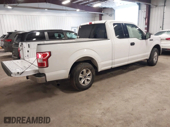 2018 Ford F-150 XL with VIN 1FTEX1CP1JKG01102, listed as a IAAI auction lot 41304387 with 72,529 mi miles and . Bid and sale history available at DreamBid. Image 4.