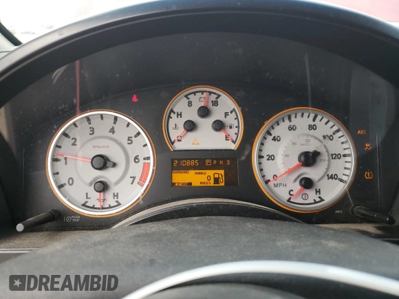 2012 Nissan Titan SV with VIN 1N6BA0EK4CN319941, listed as a Copart auction lot 43640705 with 210,885 mi miles and Salvage Title. Bid and sale history available at DreamBid. Image 9.
