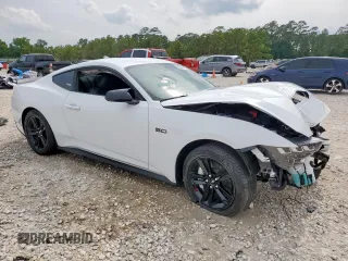 2024 Ford Mustang GT with VIN 1FA6P8CF6R5428391, listed as a Copart auction lot 58642115 with 14,806 mi miles and Salvage title. Bid and sale history available at DreamBid. Image 4.