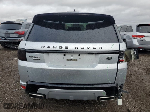 2019 Land Rover Range Rover Sport Dynamic with VIN SALWR2REXKA832168, listed as a Copart auction lot 47318485 with 56,750 mi miles and Salvage Title. Bid and sale history available at carsss.com. Image 6.