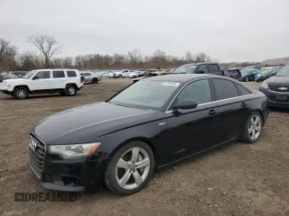 2012 Audi A6 3.0T Premium Plus with VIN WAUGGAFC5CN175057, listed as a Copart auction lot 51283795 with 190,282 mi miles and Clean Title. Bid and sale history available at carsss.com. Image 1.