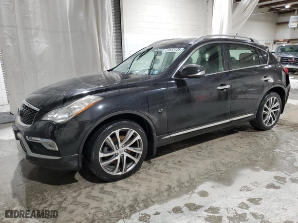 2017 Infiniti QX50 with VIN JN1BJ0RR1HM414077, listed as a Copart auction lot 51572125 with 66,425 mi miles and Salvage Title. Bid and sale history available at carsss.com. Image 1.