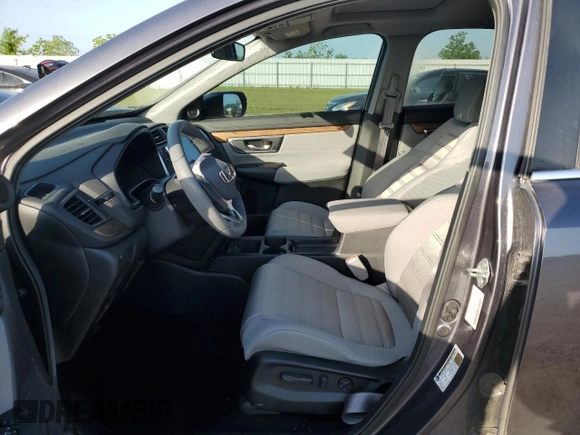 2017 Honda CR-V EX with VIN 7FARW1H52HE046880, listed as a Copart auction lot 52729505 with 0 mi miles and Salvage Title. Bid and sale history available at carsss.com. Image 7.
