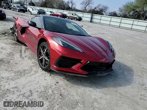2021 Chevrolet Corvette 3LT with VIN 1G1YC3D45M5114571, listed as a Copart auction lot 43874384 with 0 mi miles. Bid and sale history available at carsss.com. Image 11.