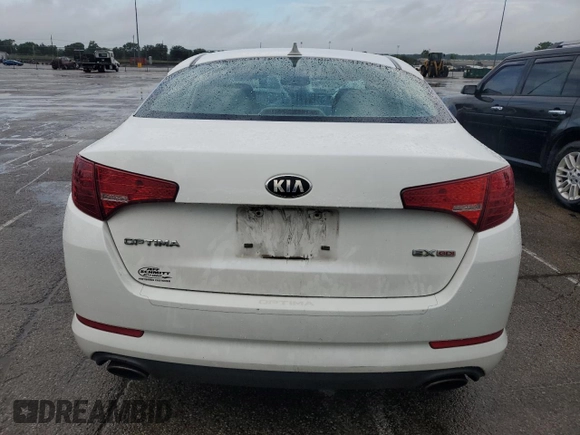 2013 Kia Optima EX with VIN 5XXGN4A7XDG205946, listed as a Copart auction lot 64239325 with 166,178 mi miles and Salvage title. Bid and sale history available at DreamBid. Image 6.