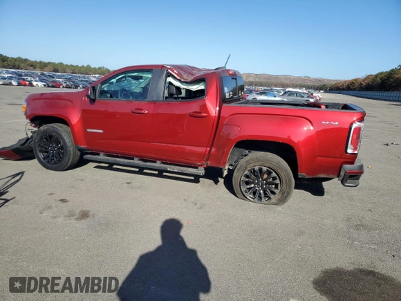 2021 GMC Canyon 4WD Elevation with VIN 1GTG6CENXM1199481, listed as a Copart auction lot 78863064 with 59,903 mi miles and Salvage Title. Bid and sale history available at carsss.com. Image 2.