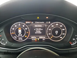 2019 Audi A5 Sportback Premium Plus with VIN WAUENCF52KA081878, listed as a Copart auction lot 39120263 with 36,251 mi miles. Bid and sale history available at carsss.com. Image 9.