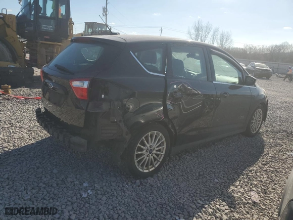 2015 Ford C-Max Energi SEL with VIN 1FADP5CU4FL105131, listed as a Copart auction lot 46334945 with 0 mi miles and Salvage Title. Bid and sale history available at carsss.com. Image 3.