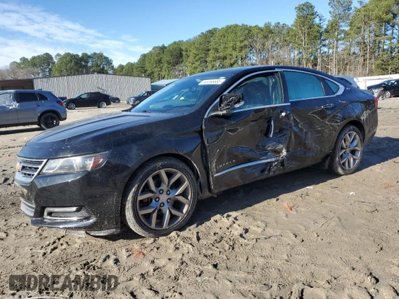 2016 Chevrolet Impala LTZ with VIN 2G1145S32G9129508, listed as a Copart auction lot 50266685 with 114,929 mi miles and Salvage Title. Bid and sale history available at carsss.com. Image 1.