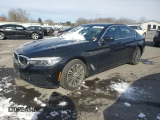 2019 BMW 5 Series 530i xDrive with VIN WBAJA7C55KWW18669, listed as a Copart auction lot 41982755 with 162,503 mi miles and Clean Title. Bid and sale history available at carsss.com. Image 1.