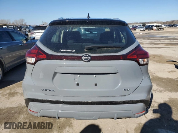 2023 Nissan Kicks SV with VIN 3N1CP5CV0PL551526, listed as a Copart auction lot 49707195 with 8,371 mi miles and Salvage Title. Bid and sale history available at DreamBid. Image 6.