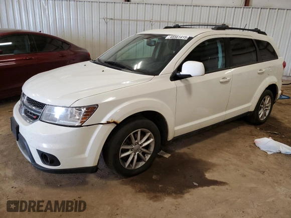 2015 Dodge Journey SXT with VIN 3C4PDCCG2FT516241, listed as a Copart auction lot 48561415 with 158,022 mi miles and Clean title. Bid and sale history available at DreamBid. Image 1.