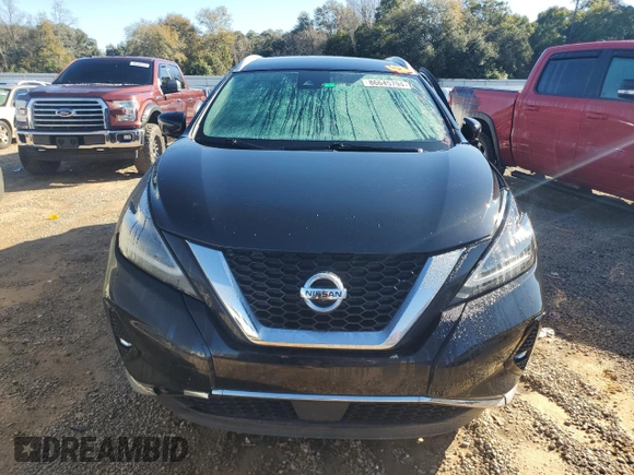 2022 Nissan Murano SL with VIN 5N1AZ2CJ6NC106867, listed as a Copart auction lot 86645794 with 72,472 mi miles and Salvage Title. Bid and sale history available at carsss.com. Image 5.