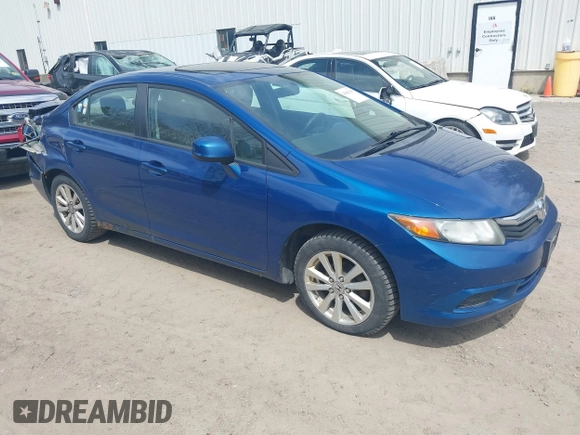 2012 Honda Civic EX-L with VIN 19XFB2F99CE300380, listed as a IAAI auction lot 42082095 with 154,921 mi miles and . Bid and sale history available at DreamBid. Image 1.