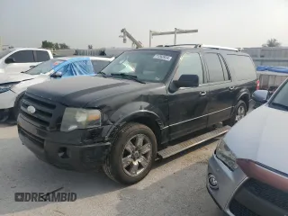 2009 Ford Expedition EL Limited with VIN 1FMFK20579LA12827, listed as a Copart auction lot 71262924 with 162,314 mi miles and Salvage Title. Bid and sale history available at carsss.com. Image 1.