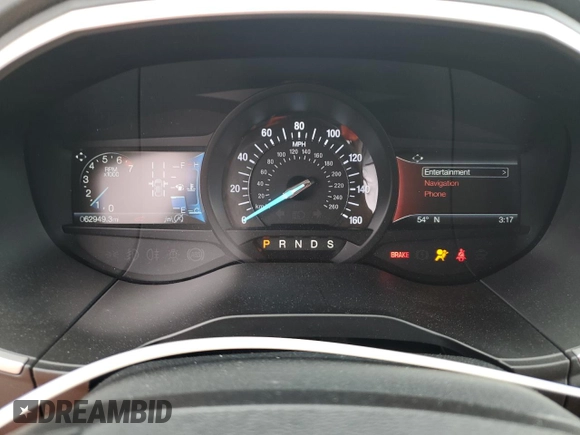 2019 Ford Edge SEL with VIN 2FMPK3J92KBC74322, listed as a Copart auction lot 48760065 with 62,949 mi miles and Salvage title. Bid and sale history available at DreamBid. Image 9.