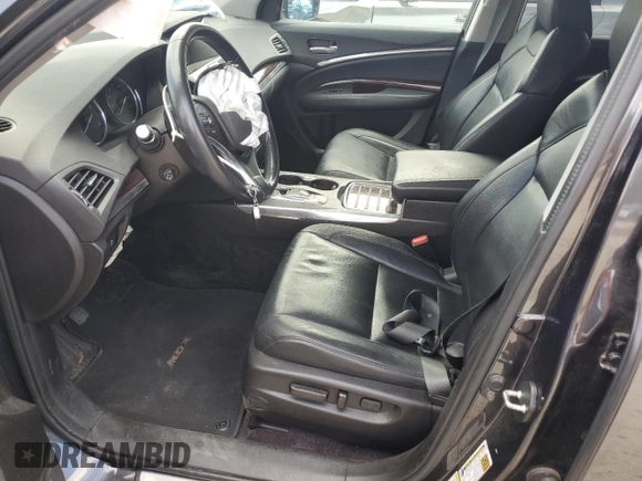 2016 Acura MDX Technology with VIN 5FRYD4H48GB048572, listed as a Copart auction lot 62673345 with 126,035 mi miles and Salvage title. Bid and sale history available at DreamBid. Image 7.
