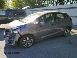 2017 Honda Fit EX with VIN JHMGK5H79HS016302, listed as a Copart auction lot 59555455 with 15,796 mi miles and Salvage title. Bid and sale history available at DreamBid. Image 1.