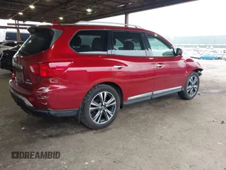 2019 Nissan Pathfinder S z VIN 5N1DR2MM5KC592248, wystawiony jako IAAI lot #41913415 z przebiegiem 83 024 mil mil oraz . Historia ofert i sprzedaży dostępna na DreamBid. Obrazek 4.