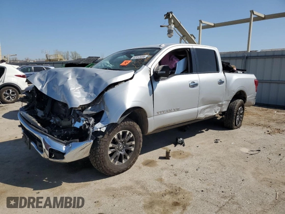 2018 Nissan Titan SV z VIN 1N6AA1EJ6JN542729, wystawiony jako Copart lot #52312035 z przebiegiem Nie podano mil oraz Szkoda całkowita • Salvage title. Historia ofert i sprzedaży dostępna na DreamBid. Obrazek 1.