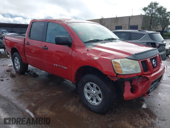 2005 Nissan Titan SE with VIN 1N6AA07B25N553619, listed as a IAAI auction lot 41560930 with 169,561 mi miles. Bid and sale history available at carsss.com. Image 1.