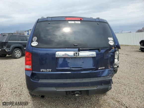 2013 Honda Pilot EX-L with VIN 5FNYF4H77DB055191, listed as a Copart auction lot 49885265 with 123,179 mi miles and Salvage Title. Bid and sale history available at carsss.com. Image 6.