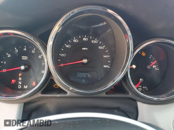 2010 Cadillac CTS Premium with VIN 1G6DS8EV4A0111167, listed as a Copart auction lot 51747205 with 193,038 mi miles and Non repairable. Bid and sale history available at DreamBid. Image 9.