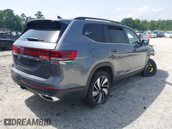 2025 Volkswagen Atlas SE with VIN 1V2HR2CA5SC501930, listed as a IAAI auction lot 42280025 with 8,026 mi miles and . Bid and sale history available at DreamBid. Image 4.