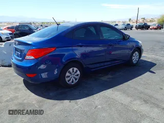 2015 Hyundai Accent GLS with VIN KMHCT4AE9FU882787, listed as a IAAI auction lot 42111570 with 98,119 mi miles. Bid and sale history available at carsss.com. Image 4.