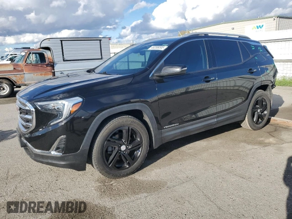 2020 GMC Terrain SLT with VIN 3GKALPEV8LL167808, listed as a Copart auction lot 48208095 with 84,006 mi miles and Salvage Title. Bid and sale history available at DreamBid. Image 1.