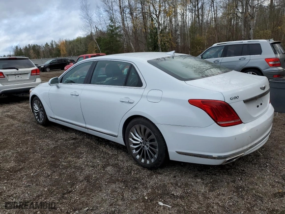 2017 Genesis G90 5.0L Ultimate with VIN KMHG54JH6HU025237, listed as a Copart auction lot 78040824 with 166,276 mi miles and Clean Title. Bid and sale history available at carsss.com. Image 2.