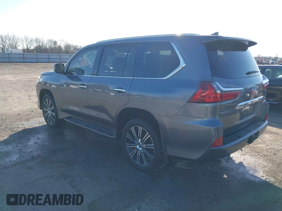 2019 Lexus LX 570 with VIN JTJHY7AX2K4285065, listed as a IAAI auction lot 41483475 with 82,388 mi miles and . Bid and sale history available at DreamBid. Image 3.