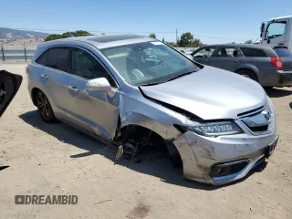 2018 Acura RDX Advance with VIN 5J8TB4H74JL001735, listed as a Copart auction lot 64629135 with 87,235 mi miles and Salvage title. Bid and sale history available at DreamBid. Image 4.