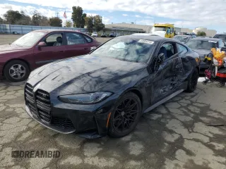 2022 BMW M4 Competition xDrive with VIN WBS43AZ06NCK53291, listed as a Copart auction lot 44604215 with 20,779 mi miles and Salvage Title. Bid and sale history available at carsss.com. Image 1.