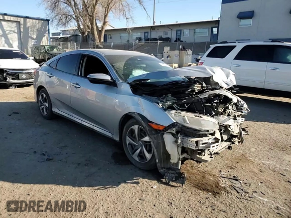 2020 Honda Civic Sedan LX with VIN 2HGFC2F69LH553241, listed as a Copart auction lot 41502005 with 105,751 mi miles and Salvage Title. Bid and sale history available at carsss.com. Image 11.